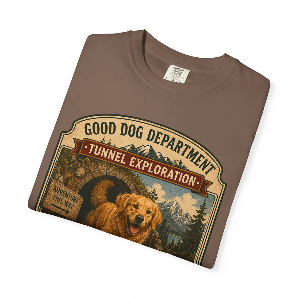 Golden Retriever —  "Tunnel Exploration"